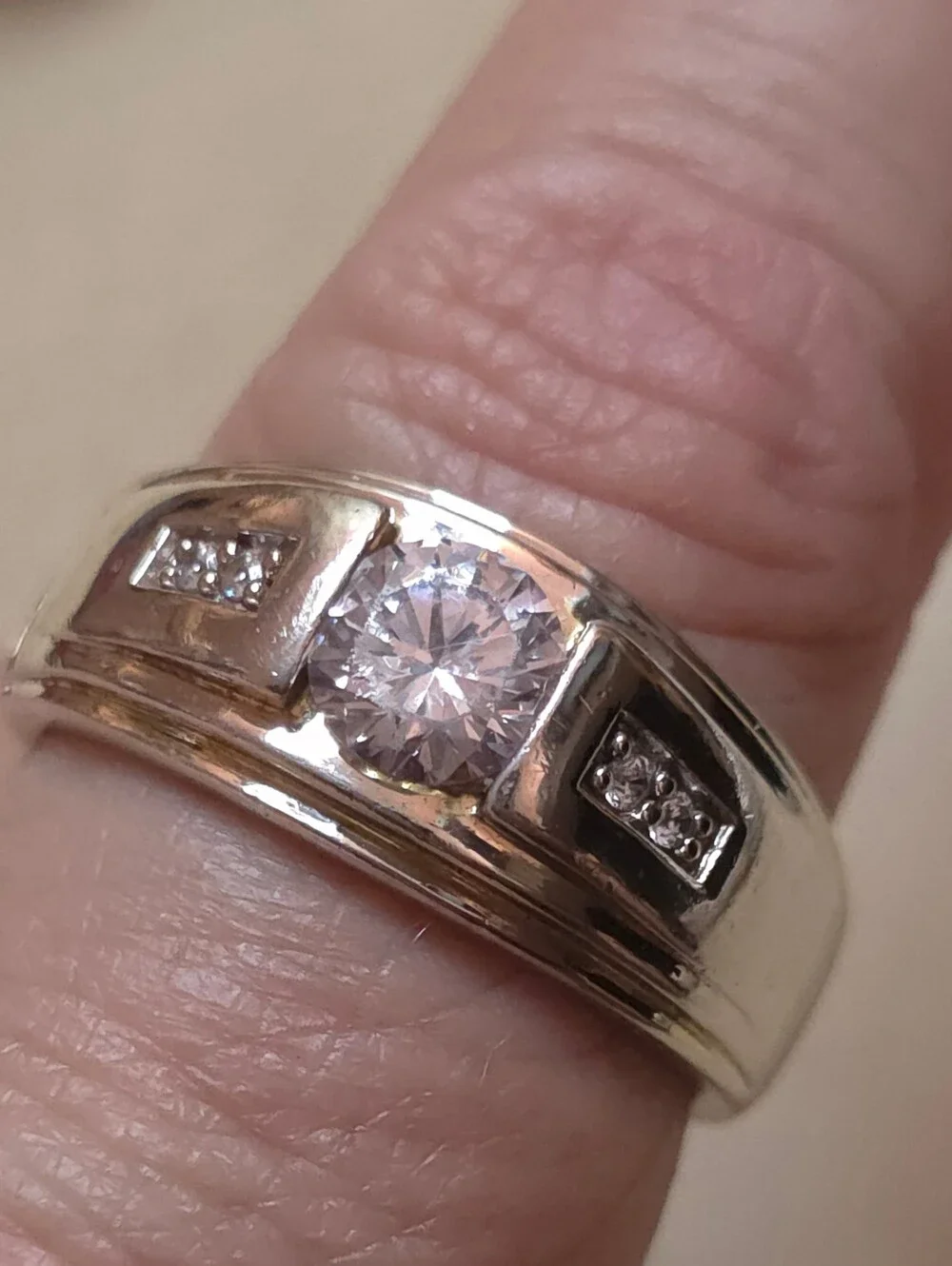 LOT OF 3 MENS DESIGNER STERLING 925 SILVER RINGS